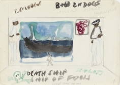 "Untitled", 2010 Pencil, watercolor on paper
