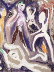 "Meaty Blond People Danced at the End of the Hall Yellow and White", 1986