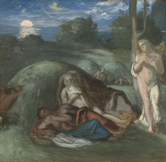 "Esquisse pour Le Sommeil (Sketch for Sleep)", 1867