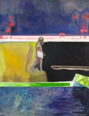 "Walking Figure by Pool", 2011