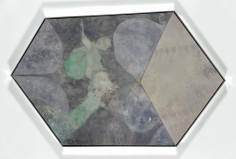 "Untitled", 2013-2014 Oil and collage on linen with acrylic medium 45 1/4 x 72 inches 115 x 183 cm KAL 7