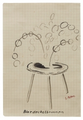 "Beer Coaster Fountain", ca. 1967-1968