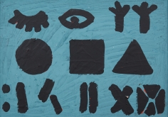“Untitled”, 1966 Oil on board