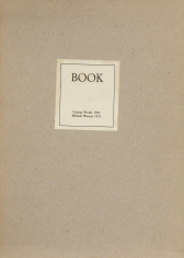 George Brecht "Book", 1964/1972