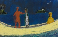 "Spearfisher", 2015 Oil on linen