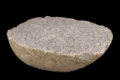 "Self-Portrait", 1992 Stone, 24 karat gold sphere