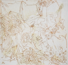"Untitled", 1990 Silver nitrate, silver bromide on linen