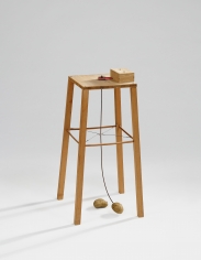 Sigmar Polke "Potato Machine - Apparatus Whereby One Potato Can Orbit Another", 1969