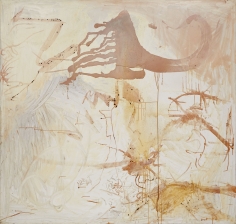 "Untitled", 1990 Silver nitrate, silver bromide, silver sulphate, dammar on linen