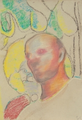 "Study for Night Studio Head", 2015