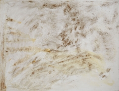 "Untitled", 1990 Silver nitrate, silver bromide, silver sulphate, dammar on canvas