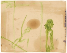 "Untitled", 2017 Oil on paper