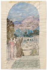 "Étude pour La Philosophie (Study for Philosophy)", ca. 1895-1896