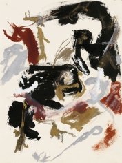 "Untitled", 1990 India ink, gold pigment, silver pigment on paper