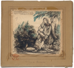 "Portrait de Lamartine (Portrait of Lamartine)", ca. 1840-1842