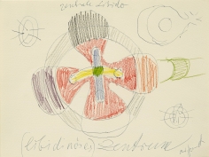 “Untitled”, 1995 Colored pencil, ballpoint pen on paper
