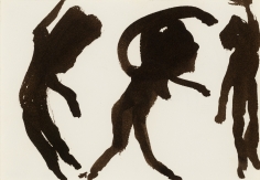 "Untitled", 1985 India ink on paper