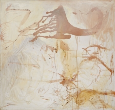 "Untitled", 1990 Silver nitrate, silver bromide, silver sulfate, dammar varnish on linen