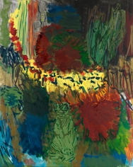 "Untitled", 2011 Tempera on canvas