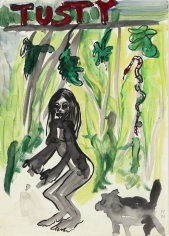 "Untitled", 2013 Oil on paper