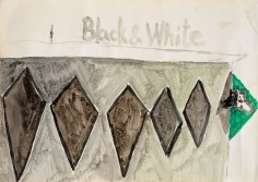 "Untitled", 2013 Watercolor, gum arabic, pencil on paper