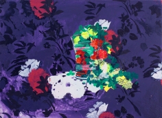 Hurvin Anderson "Still Life Using Plastic Flowers", 2011