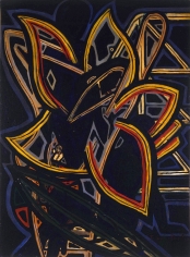 "Untitled", 1936 Oil on paper mounted on panel