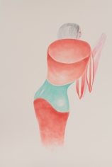 "Self-Portrait", 2012 Acrylic and graphite on canvas