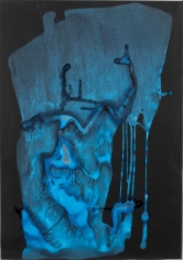 "Untitled", 2003 Mixed media on prepared paper