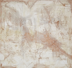 "Untitled", 1990 Silver nitrate, silver bromide, silver sulfate, silver iodide on linen