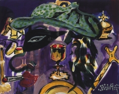 "SWAG", 1987 Tempera on paper