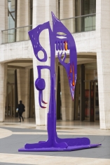 "SHREDHEAD", 2013 Painted aluminum