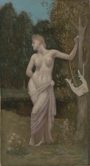 PIERRE PUVIS DE CHAVANNES, “Erato or Euterpe”, ca. 1889