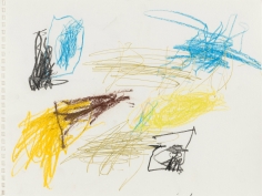 "Untitled", 1999 Colored pencil, pen on paper