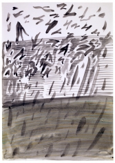 "Untitled (Abstract Composition, Falling Leaves)", ca. 1969