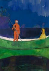 "Spearfishing", 2013 Oil on linen