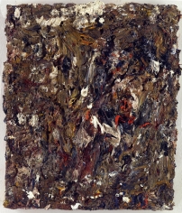 Eugène Leroy "Tête dans un paysage", 1996
