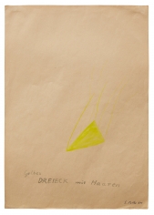 "Yellow Triangle With Hair", 1964