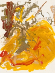 "Untitled", 1992 India ink, gold pigment on paper