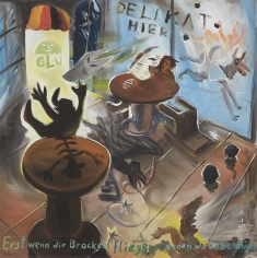 "Erst wenn die Brocken fliegen werden wir uns beruhigen (Only when the rocks are flying will we be appeased)", 1978