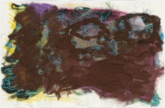 "Untitled", 1992 Crayon, pastel, gouache on paper