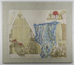 "Untitled", 2012-2014 Colored pencil and felt-tip pen on paper, overall: