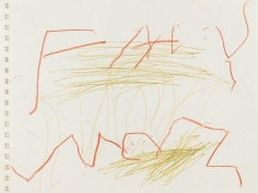"Untitled", 1999 Colored pencil, pen on paper