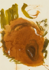"Untitled", 1989 Gouache on paper