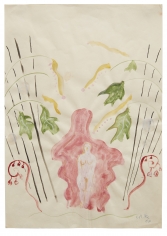 "Untitled", 1967 Watercolor, gouache on paper