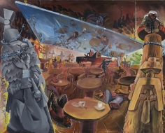 "Café Deutschland VI – Caféprobe (Café Deutschland VI – Café-Rehearsal)", 1980