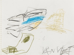"Untitled", 1999 Colored pencil, pen on paper