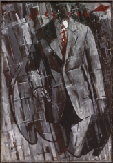 "Mann im Anzug - dithyrambisch I (Man in Suit - dithyrambic I)", 1976