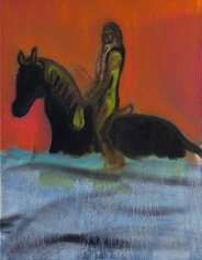 "Riding in Water (Red)", 2012