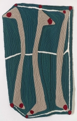 "Untitled", 2018 Wool on cotton
